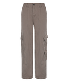 Cargo Solid Baggy Pants