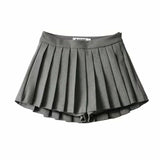 High Waist Side Zipper Skirt