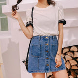 Summer Denim Mini Skirt