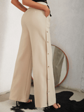 Pleated Wide Leg Pants